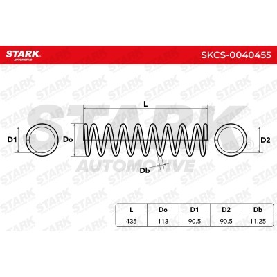 Fahrwerksfeder Stark SKCS-0040455 SKCS-0040455 - foto 5