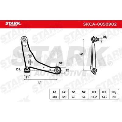 Querlenker Stark SKCA-0050902 SKCA-0050902 - foto 6