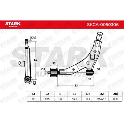 Querlenker Stark SKCA-0050306 SKCA-0050306 - foto 4