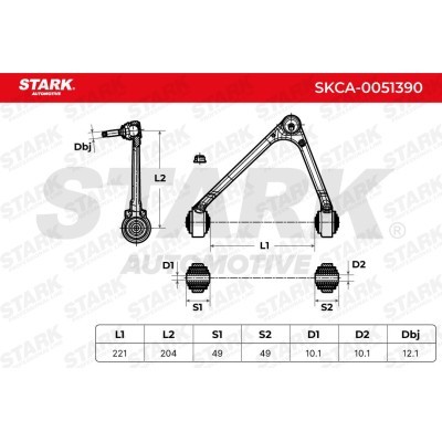 Querlenker Stark SKCA-0051390 SKCA-0051390 - foto 5