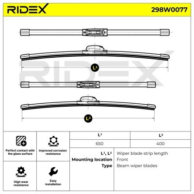 Wischblatt RIDEX 298W0077 298W0077 - foto 6