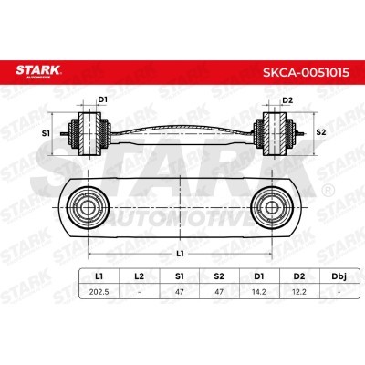 Querlenker Stark SKCA-0051015 SKCA-0051015 - foto 5