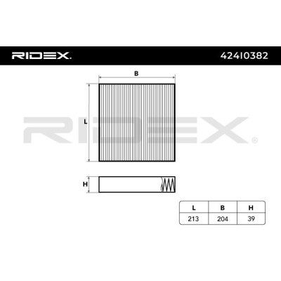 Filter, Innenraumluft RIDEX 424I0382 424I0382 - foto 4