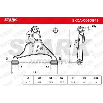 Querlenker Stark SKCA-0050845 SKCA-0050845 - foto 6