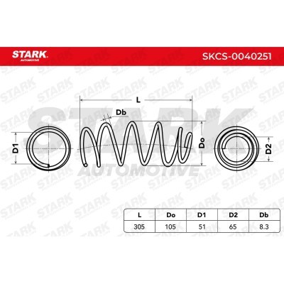 Fahrwerksfeder Stark SKCS-0040251 SKCS-0040251 - foto 6