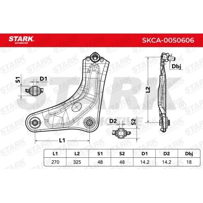 Querlenker Stark SKCA-0050606 SKCA-0050606 - foto 7