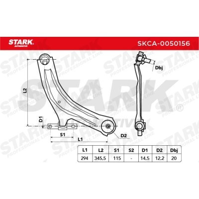Querlenker Stark SKCA-0050156 SKCA-0050156 - foto 4