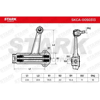 Querlenker Stark SKCA-0050313 SKCA-0050313 - foto 6