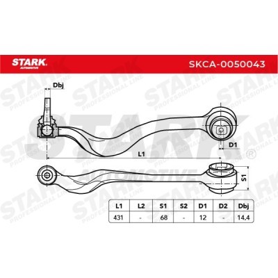 Querlenker Stark SKCA-0050043 SKCA-0050043 - foto 3