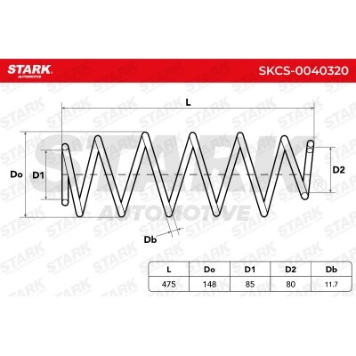 Fahrwerksfeder Stark SKCS-0040320 SKCS-0040320 - foto 5