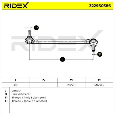 Stabilisator Stange RIDEX 3229S0386 3229S0386 - foto 6
