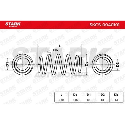 Fahrwerksfeder Stark SKCS-0040101 SKCS-0040101 - foto 6