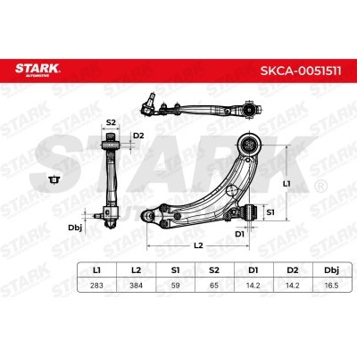 Querlenker Stark SKCA-0051511 SKCA-0051511 - foto 7