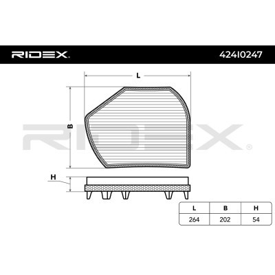 Filter, Innenraumluft RIDEX 424I0247 424I0247 - foto 4