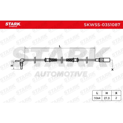 ABS Sensor Stark SKWSS-0351087 SKWSS-0351087 - foto 6