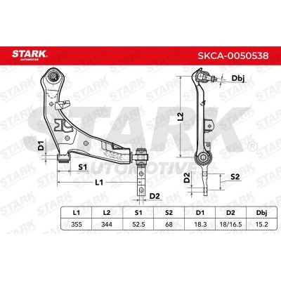 Querlenker Stark SKCA-0050538 SKCA-0050538 - foto 7