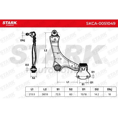 Querlenker Stark SKCA-0051049 SKCA-0051049 - foto 5