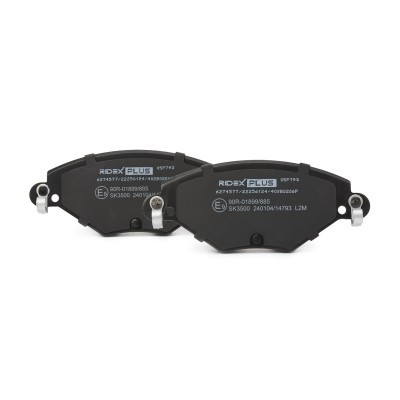 Bremsbeläge Satz RIDEX 402B0206P 402B0206P - foto 4