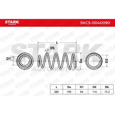 Fahrwerksfeder Stark SKCS-0040090 SKCS-0040090 - foto 5