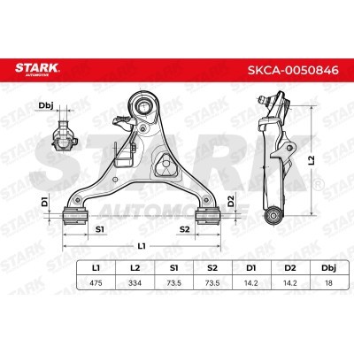 Querlenker Stark SKCA-0050846 SKCA-0050846 - foto 6