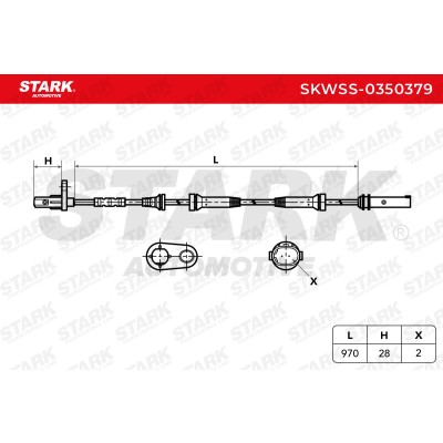 ABS Sensor Stark SKWSS-0350379 SKWSS-0350379 - foto 9
