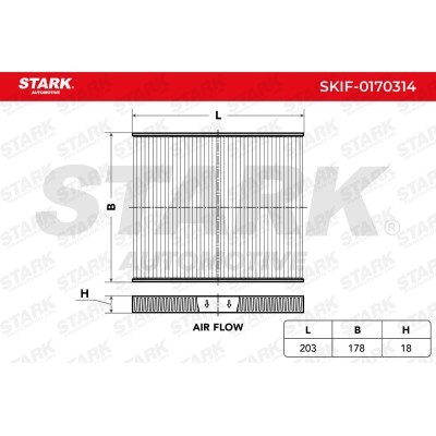 Filter, Innenraumluft Stark SKIF-0170314 SKIF-0170314 - foto 2