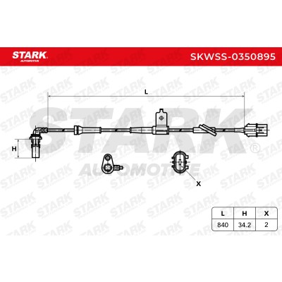 ABS Sensor Stark SKWSS-0350895 SKWSS-0350895 - foto 6