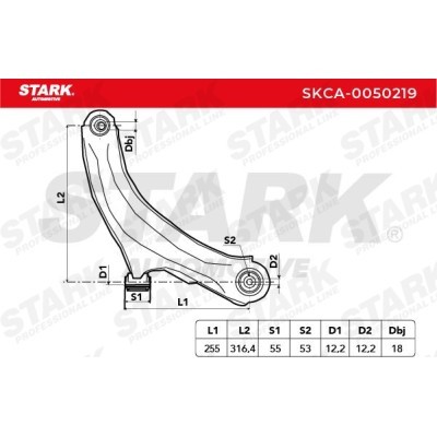 Querlenker Stark SKCA-0050219 SKCA-0050219 - foto 3