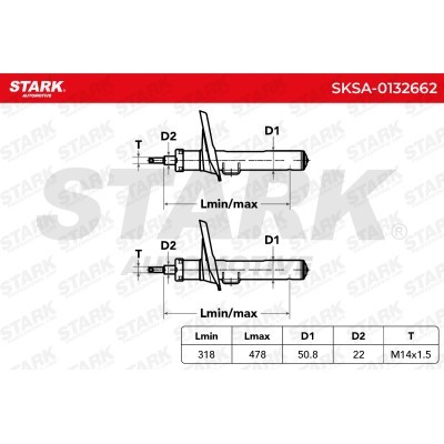 Stoßdämpfer Stark SKSA-0132662 SKSA-0132662 - foto 4