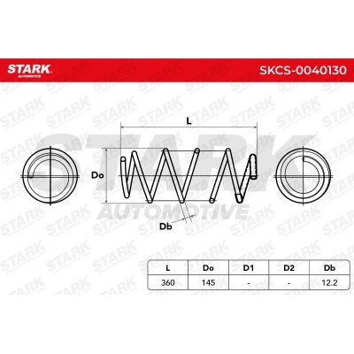 Fahrwerksfeder Stark SKCS-0040130 SKCS-0040130 - foto 6