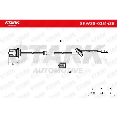 ABS Sensor Stark SKWSS-0351436 SKWSS-0351436 - foto 6