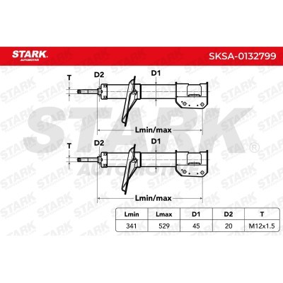 Stoßdämpfer Stark SKSA-0132799 SKSA-0132799 - foto 4