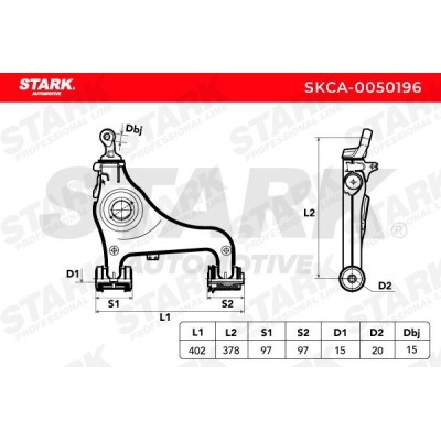 Querlenker Stark SKCA-0050196 SKCA-0050196 - foto 4