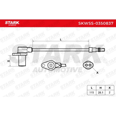 ABS Sensor Stark SKWSS-0350837 SKWSS-0350837 - foto 6