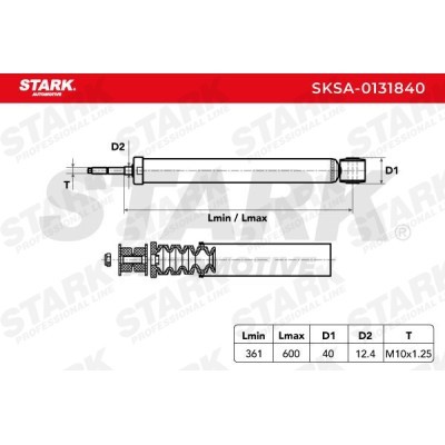 Stoßdämpfer Stark SKSA-0131840 SKSA-0131840 - foto 2