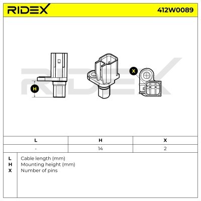 ABS Sensor RIDEX 412W0089 412W0089 - foto 6