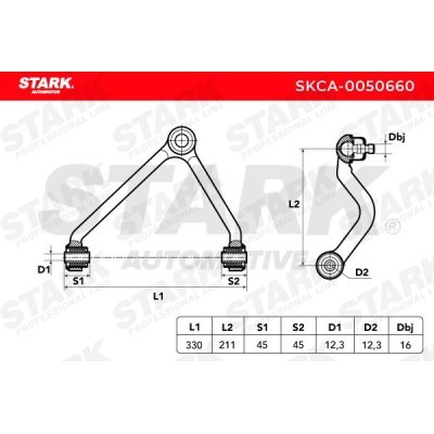 Querlenker Stark SKCA-0050660 SKCA-0050660 - foto 3
