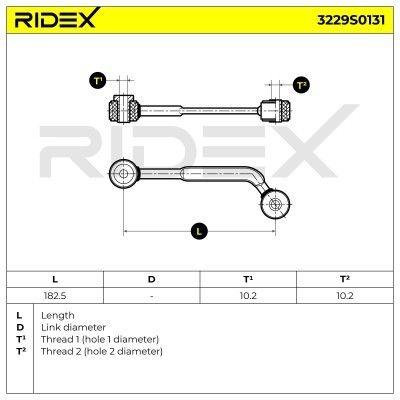 Stabilisator Stange RIDEX 3229S0131 3229S0131 - foto 7