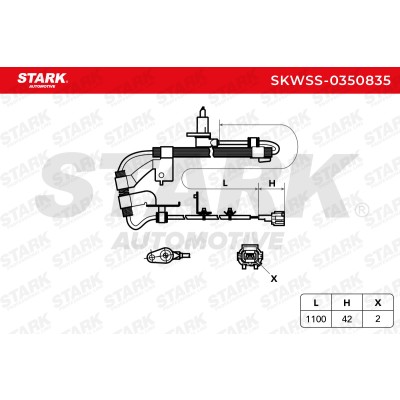 ABS Sensor Stark SKWSS-0350835 SKWSS-0350835 - foto 6
