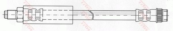 Bremsschlauch TRW PHB403 PHB403 - foto 2