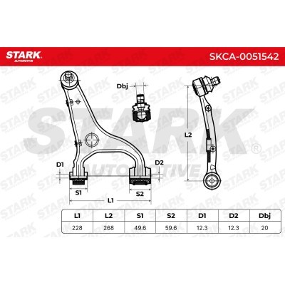 Querlenker Stark SKCA-0051542 SKCA-0051542 - foto 8
