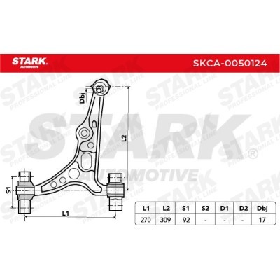 Querlenker Stark SKCA-0050124 SKCA-0050124 - foto 4