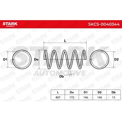 Fahrwerksfeder Stark SKCS-0040344 SKCS-0040344 - foto 6