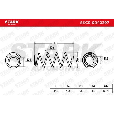 Fahrwerksfeder Stark SKCS-0040297 SKCS-0040297 - foto 6