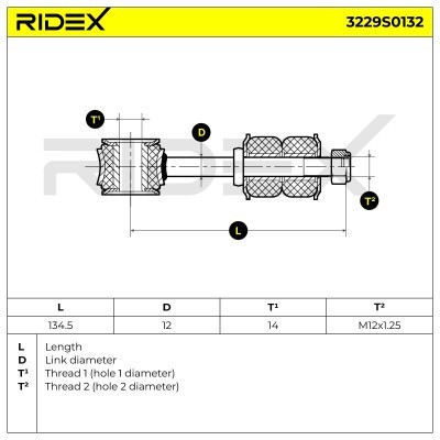Stabilisator Stange RIDEX 3229S0132 3229S0132 - foto 7