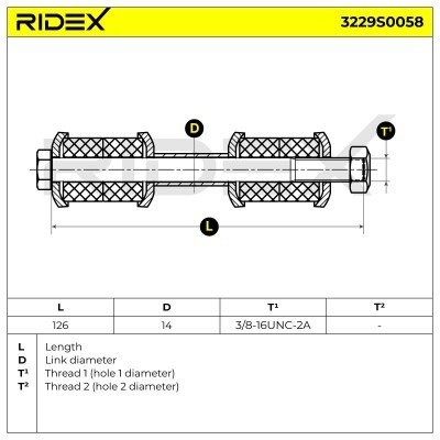 Stabilisator Stange RIDEX 3229S0058 3229S0058 - foto 6