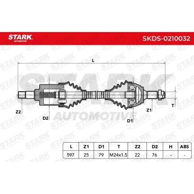 Antriebswelle Stark SKDS-0210032 SKDS-0210032 - foto 5