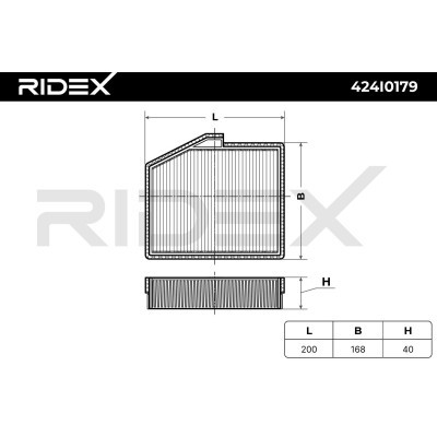 Filter, Innenraumluft RIDEX 424I0179 424I0179 - foto 5