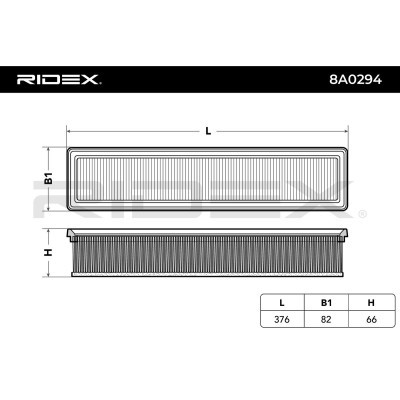 Luftfilter RIDEX 8A0294 8A0294 - foto 3