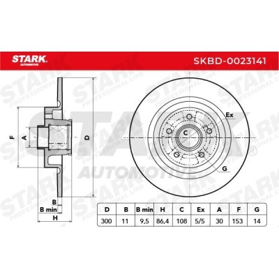 Bremsscheibe Stark SKBD-0023141 SKBD-0023141 - foto 4